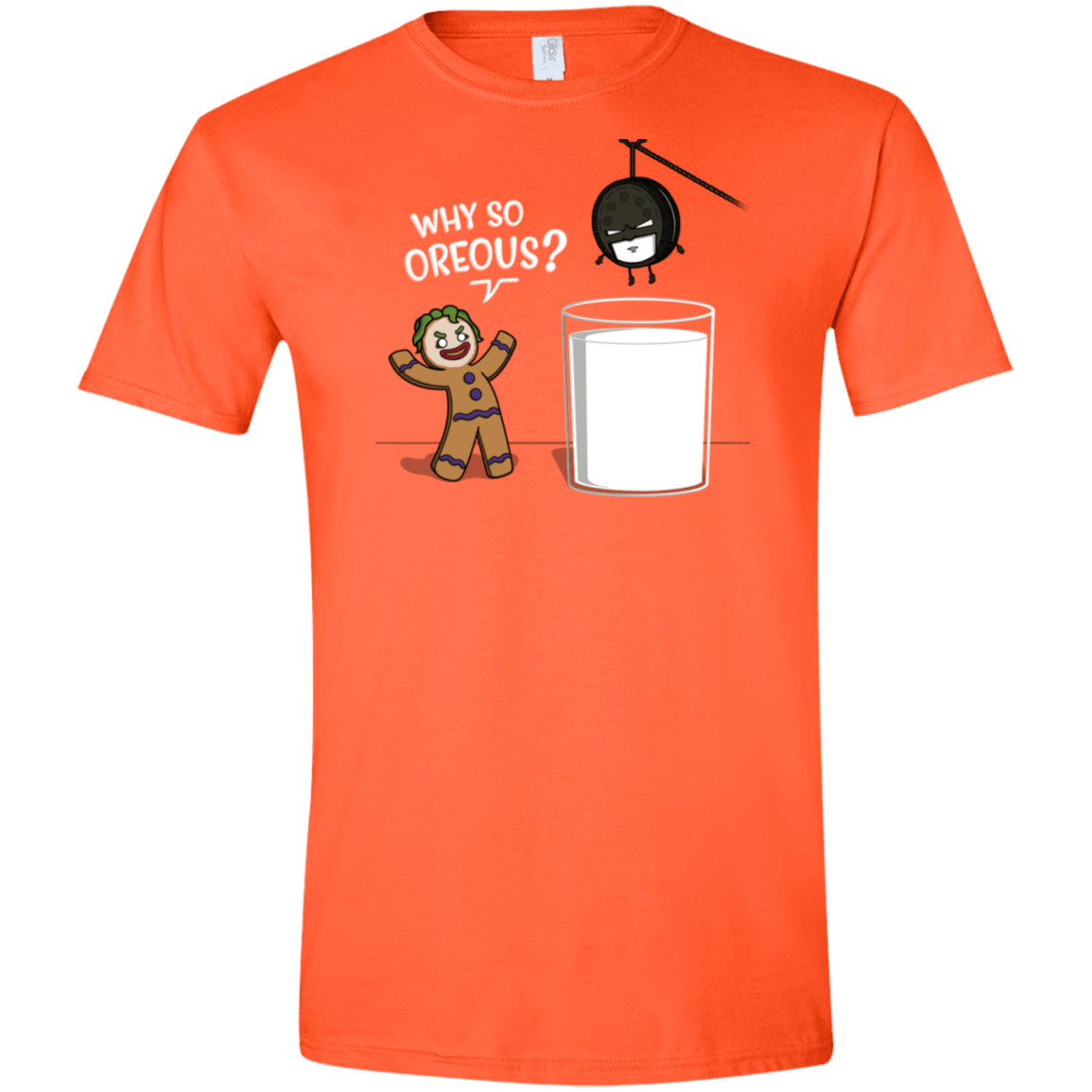 T-Shirts Orange / S Why So Oreous Men's Semi-Fitted Softstyle