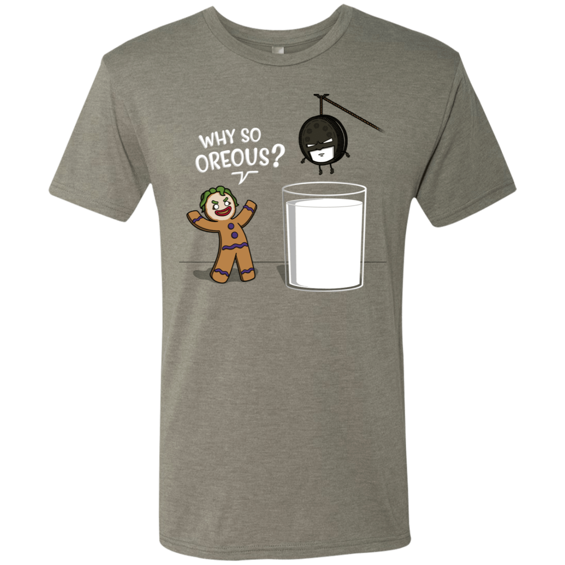 T-Shirts Venetian Grey / S Why So Oreous Men's Triblend T-Shirt