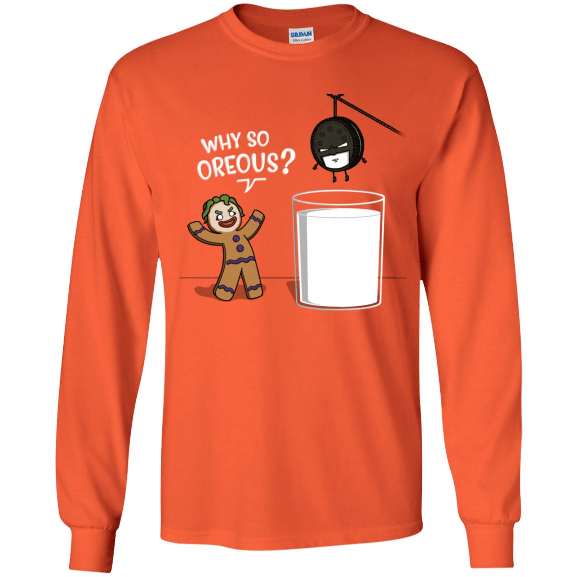 T-Shirts Orange / YS Why So Oreous Youth Long Sleeve T-Shirt