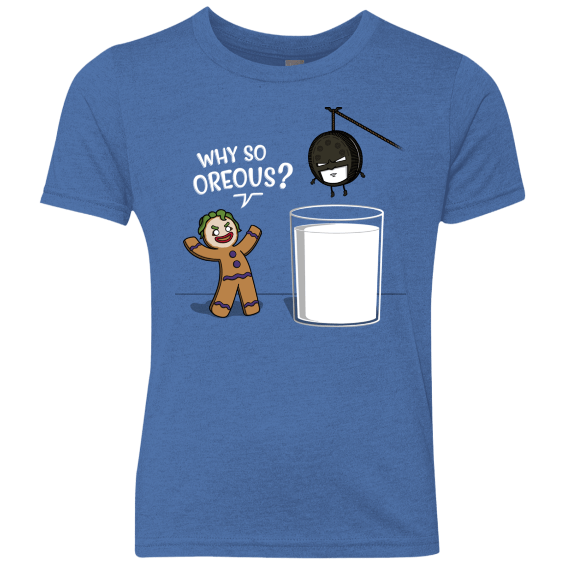 T-Shirts Vintage Royal / YXS Why So Oreous Youth Triblend T-Shirt