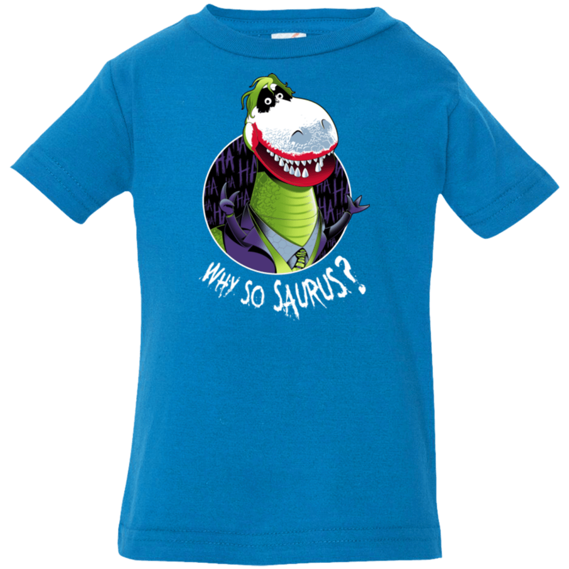 T-Shirts Cobalt / 6 Months Why So Saurus Infant Premium T-Shirt