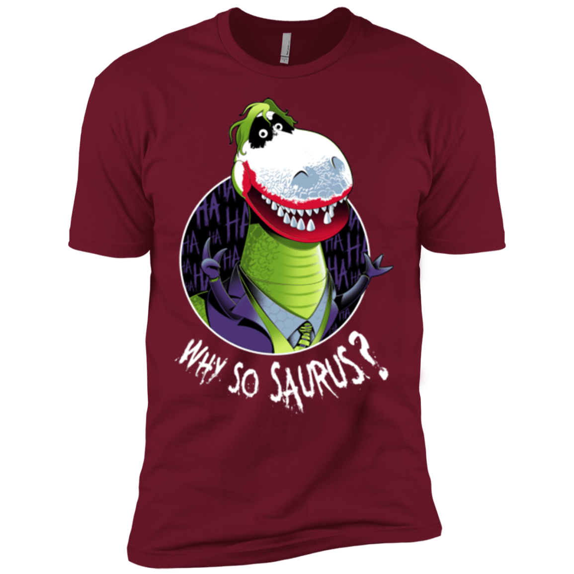 T-Shirts Cardinal / X-Small Why So Saurus Men's Premium T-Shirt