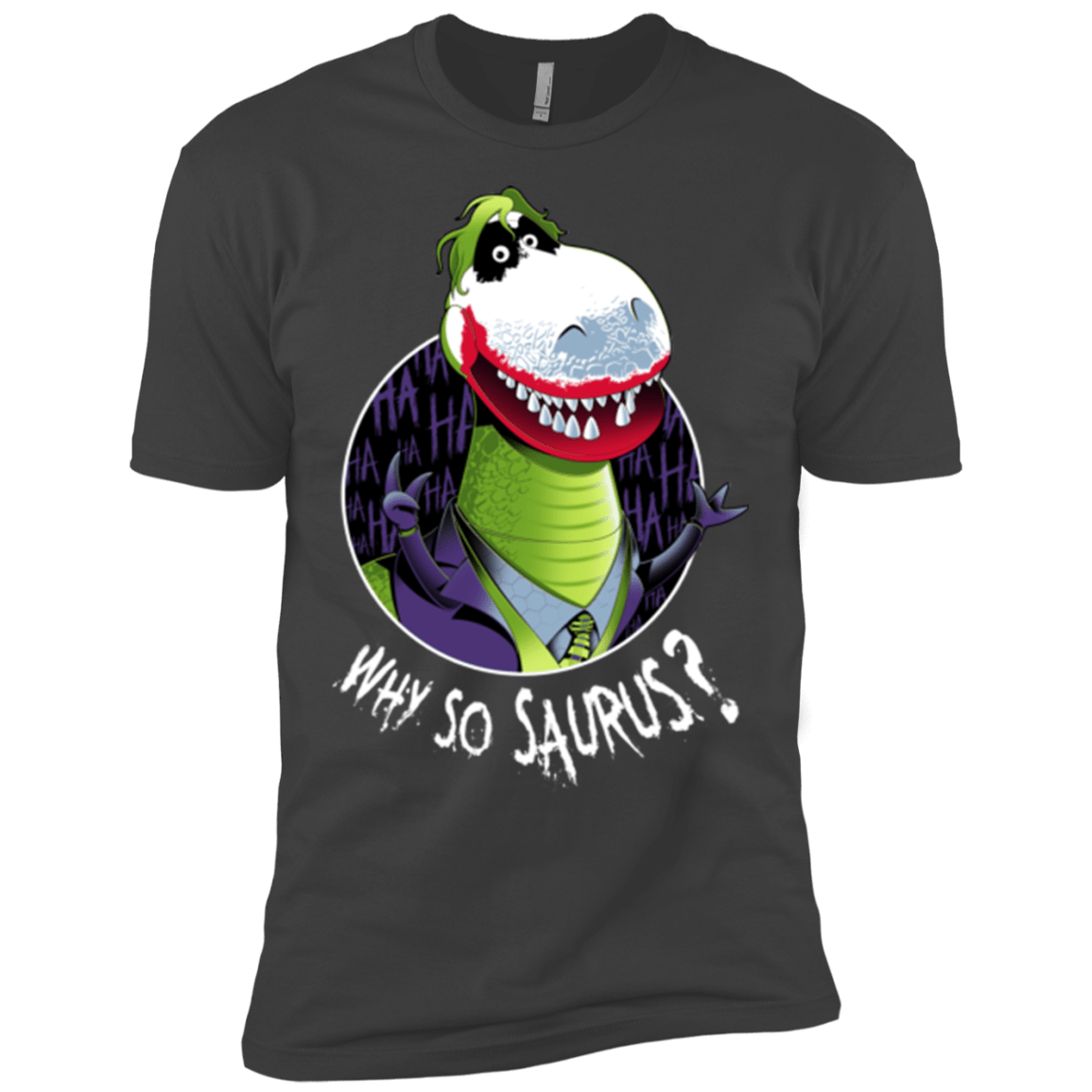 T-Shirts Heavy Metal / X-Small Why So Saurus Men's Premium T-Shirt