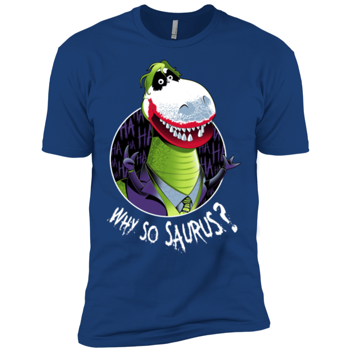T-Shirts Royal / X-Small Why So Saurus Men's Premium T-Shirt