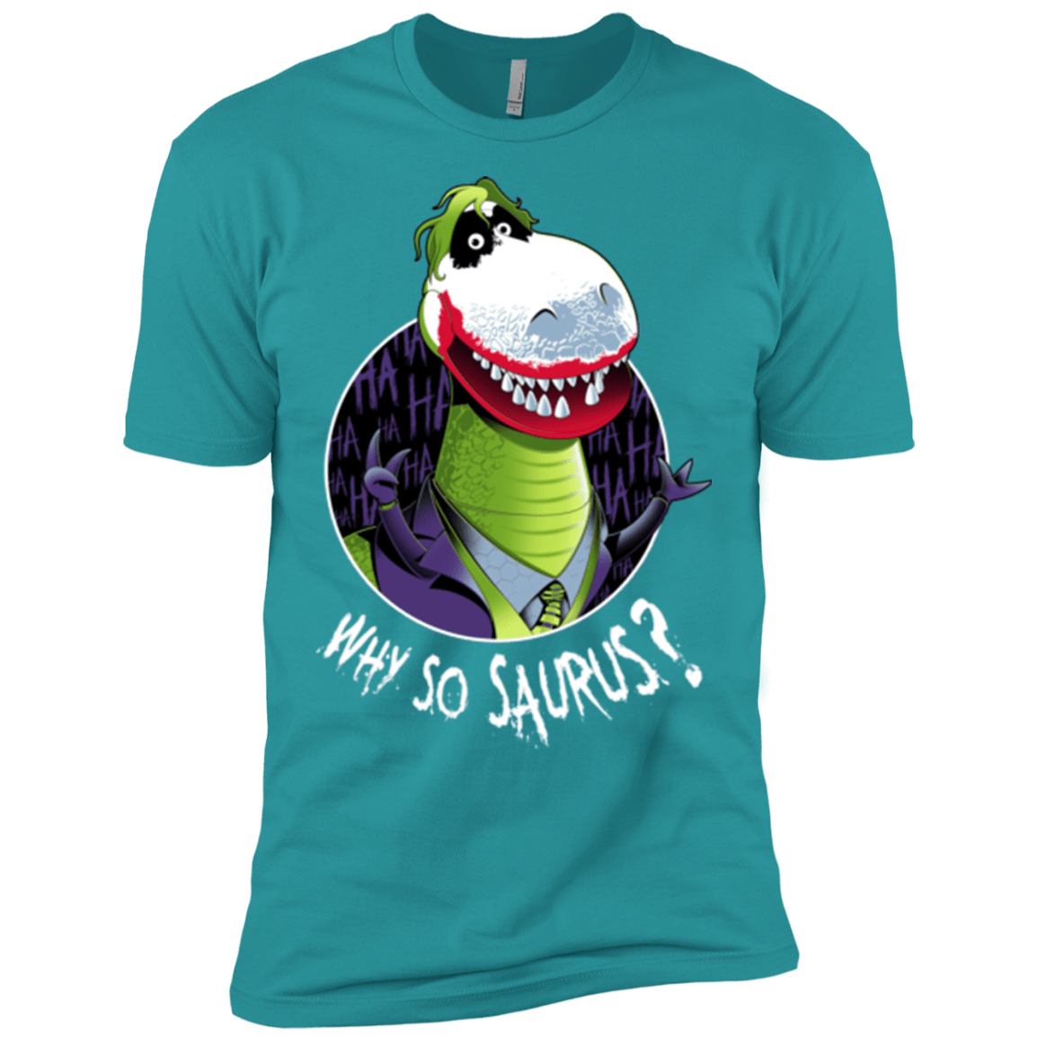 T-Shirts Tahiti Blue / X-Small Why So Saurus Men's Premium T-Shirt