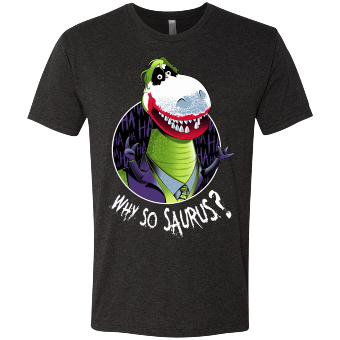 T-Shirts Vintage Black / Small Why So Saurus Men's Triblend T-Shirt