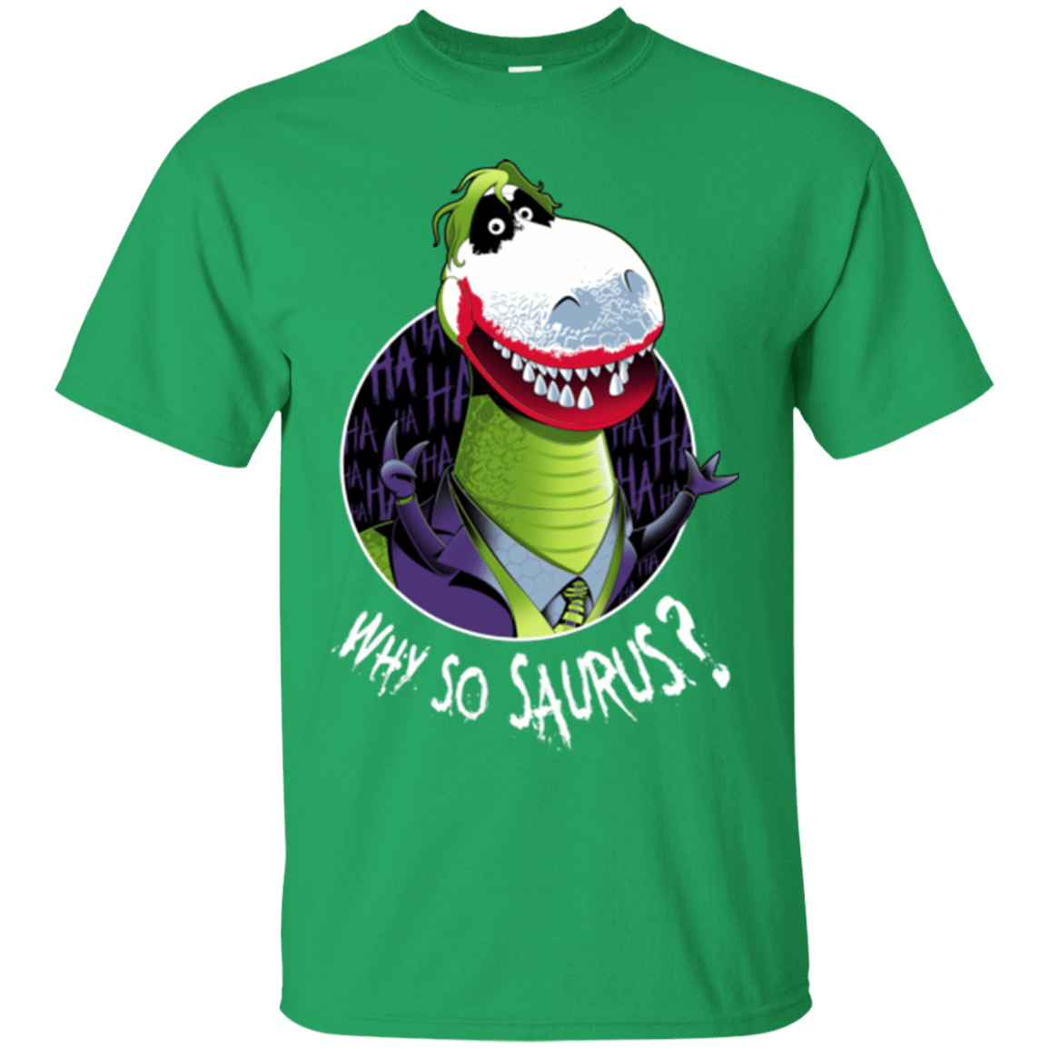 T-Shirts Irish Green / Small Why So Saurus T-Shirt
