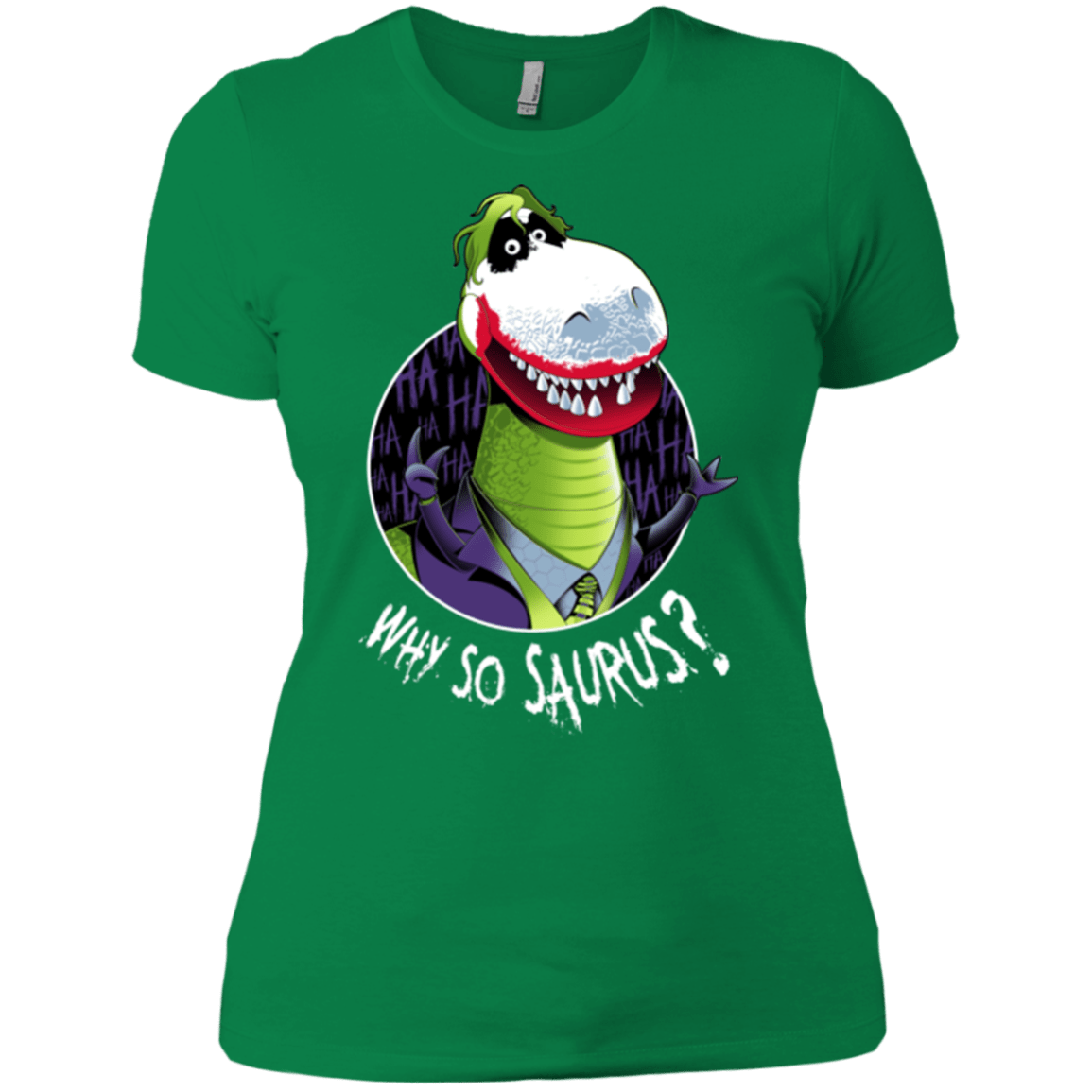 T-Shirts Kelly Green / X-Small Why So Saurus Women's Premium T-Shirt