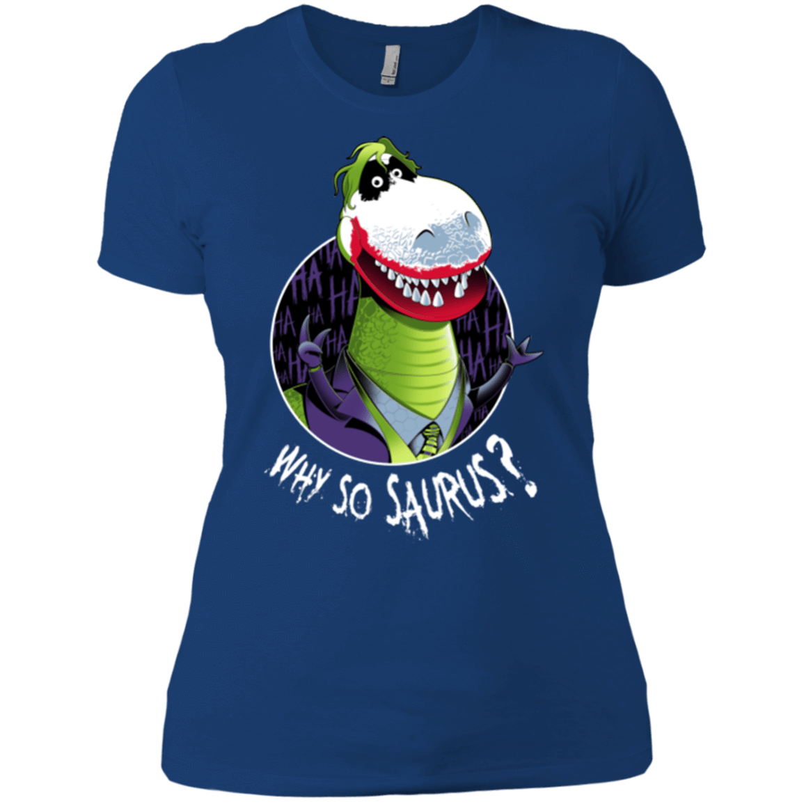 T-Shirts Royal / X-Small Why So Saurus Women's Premium T-Shirt