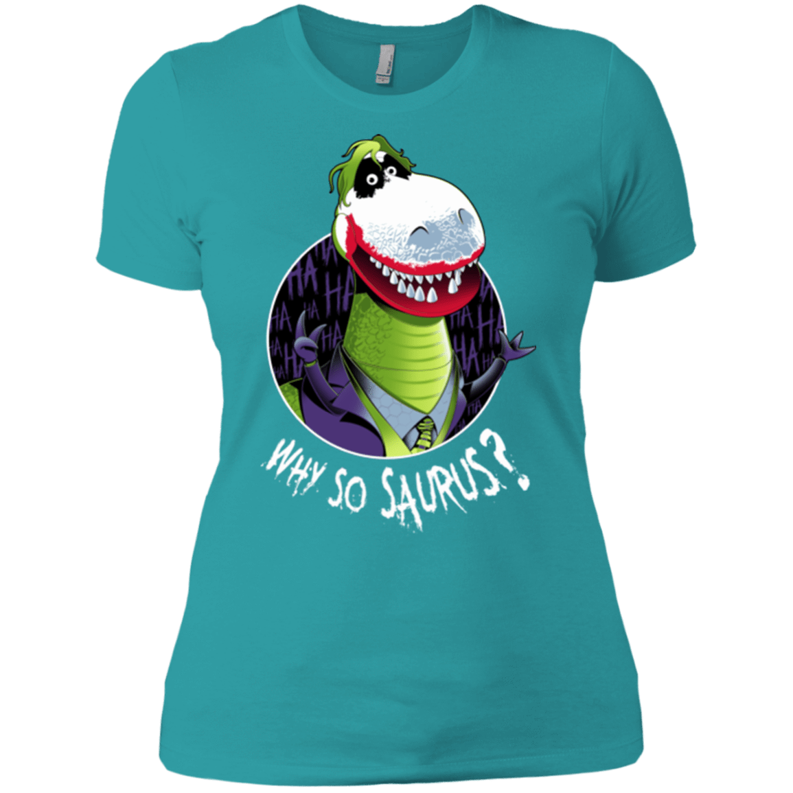 T-Shirts Tahiti Blue / X-Small Why So Saurus Women's Premium T-Shirt