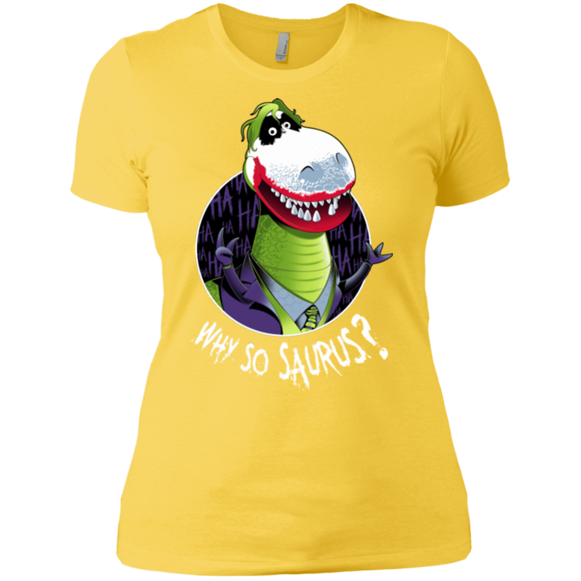 T-Shirts Vibrant Yellow / X-Small Why So Saurus Women's Premium T-Shirt
