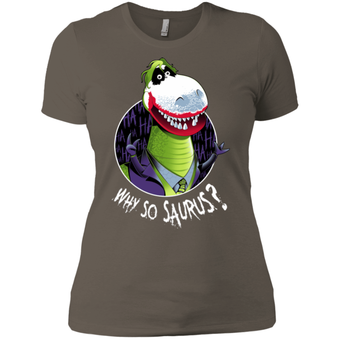 T-Shirts Warm Grey / X-Small Why So Saurus Women's Premium T-Shirt
