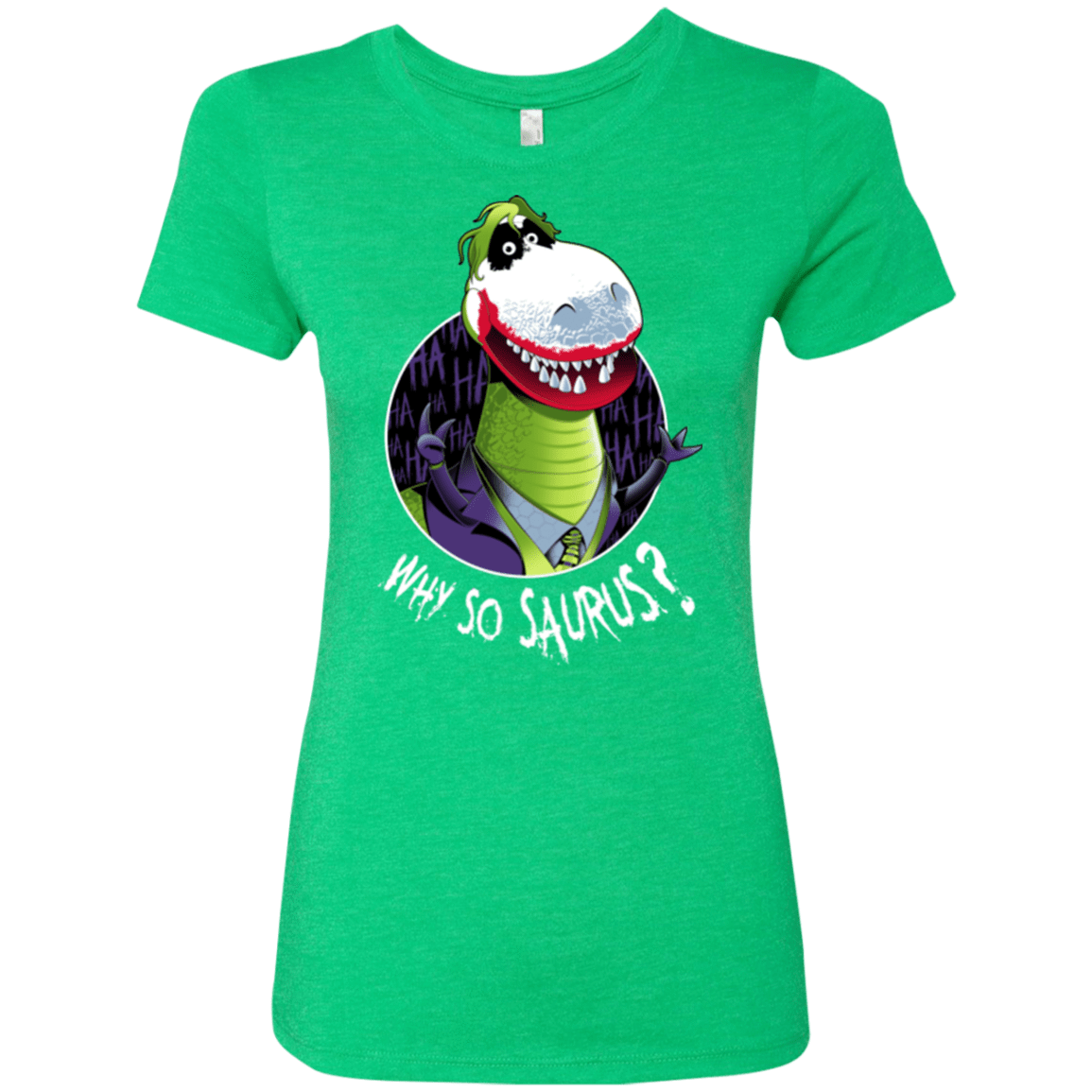 T-Shirts Envy / Small Why So Saurus Women's Triblend T-Shirt