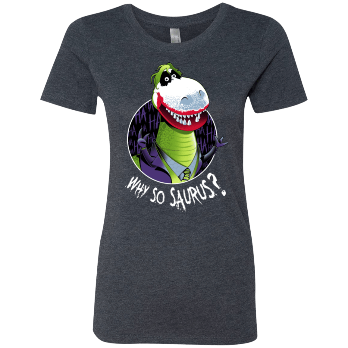 T-Shirts Vintage Navy / Small Why So Saurus Women's Triblend T-Shirt