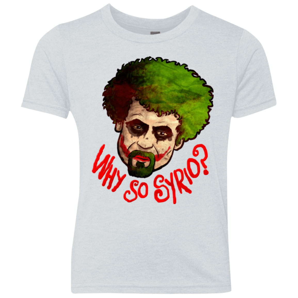 T-Shirts Heather White / YXS Why So Syrio Youth Triblend T-Shirt