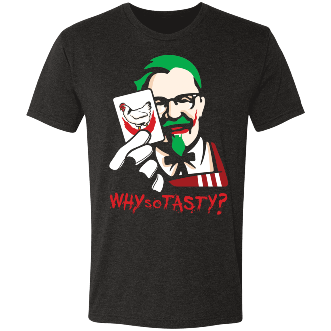 T-Shirts Vintage Black / S Why So Tasty Men's Triblend T-Shirt