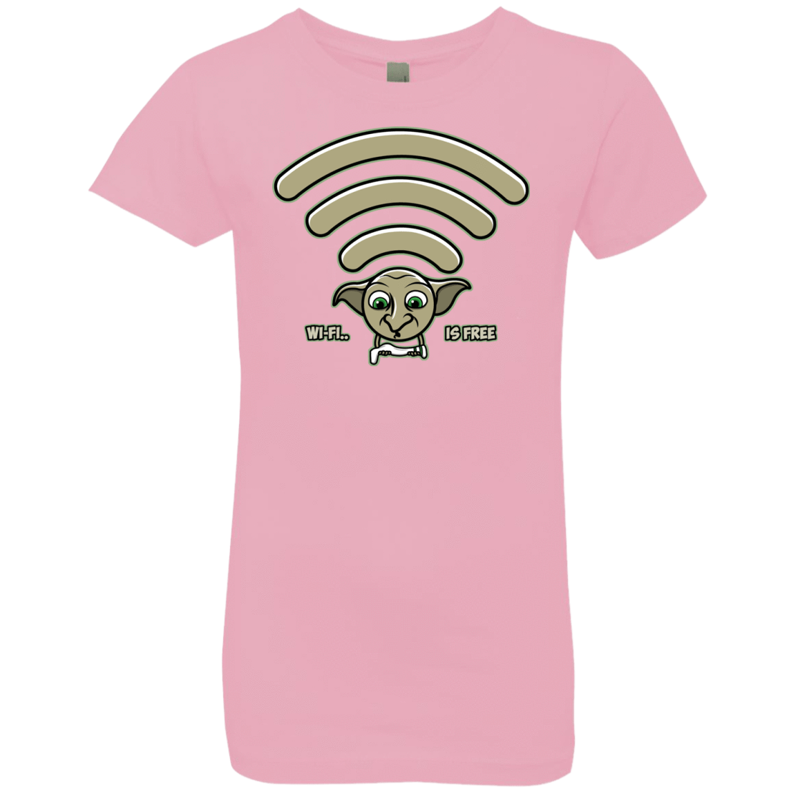 T-Shirts Light Pink / YXS Wi-fi is Free Girls Premium T-Shirt