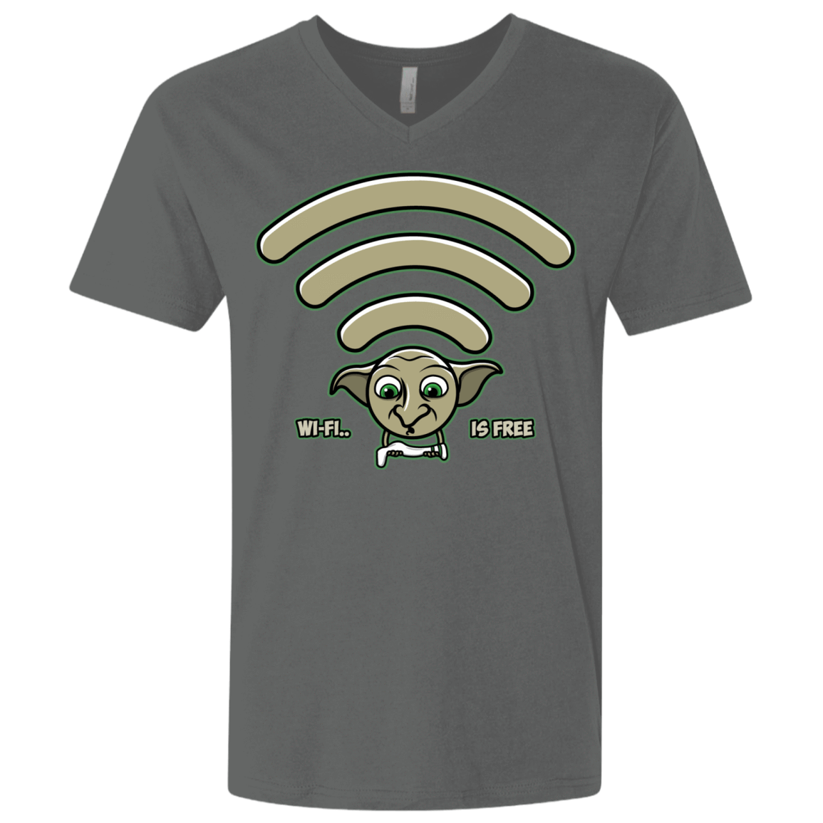 T-Shirts Heavy Metal / X-Small Wi-fi is Free Men's Premium V-Neck