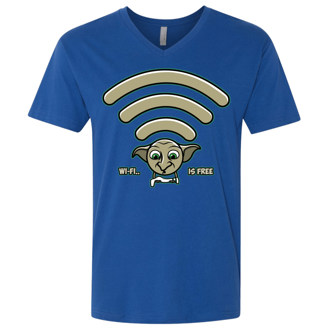 T-Shirts Royal / X-Small Wi-fi is Free Men's Premium V-Neck