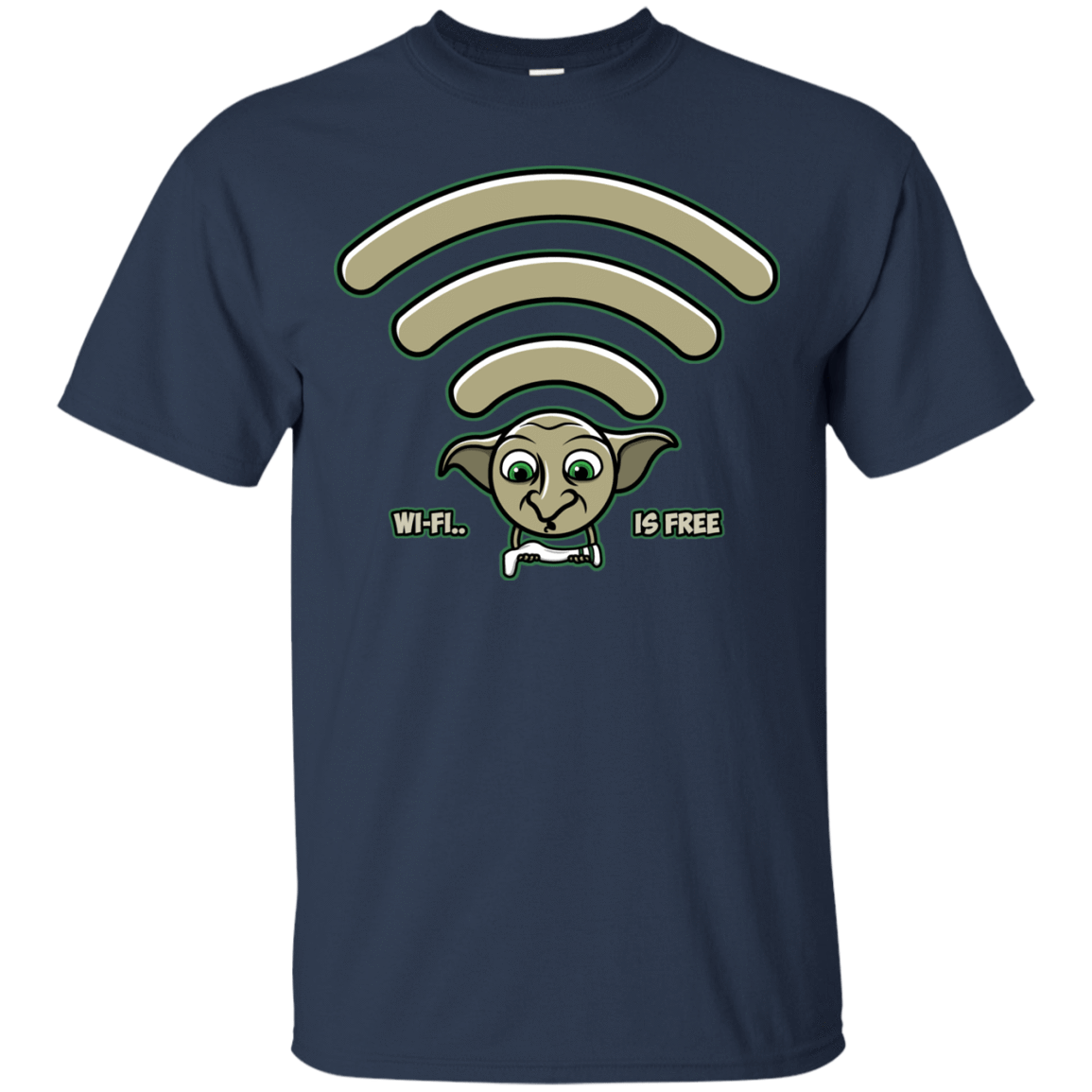 T-Shirts Navy / S Wi-fi is Free T-Shirt