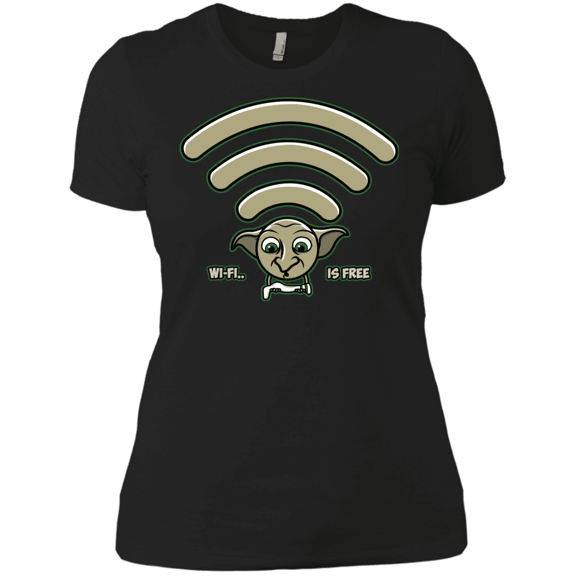 T-Shirts Black / X-Small Wi-fi is Free Women's Premium T-Shirt