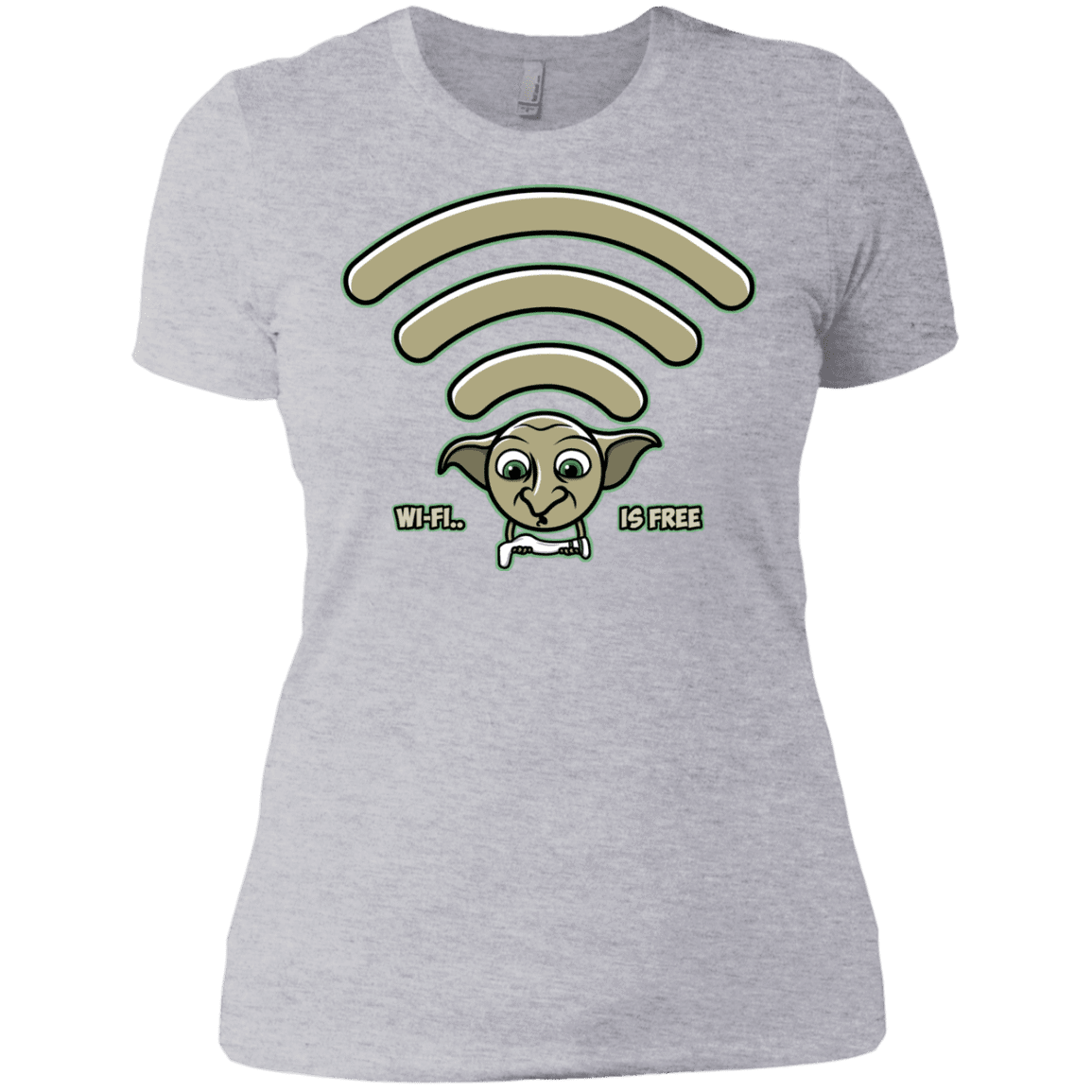 T-Shirts Heather Grey / X-Small Wi-fi is Free Women's Premium T-Shirt