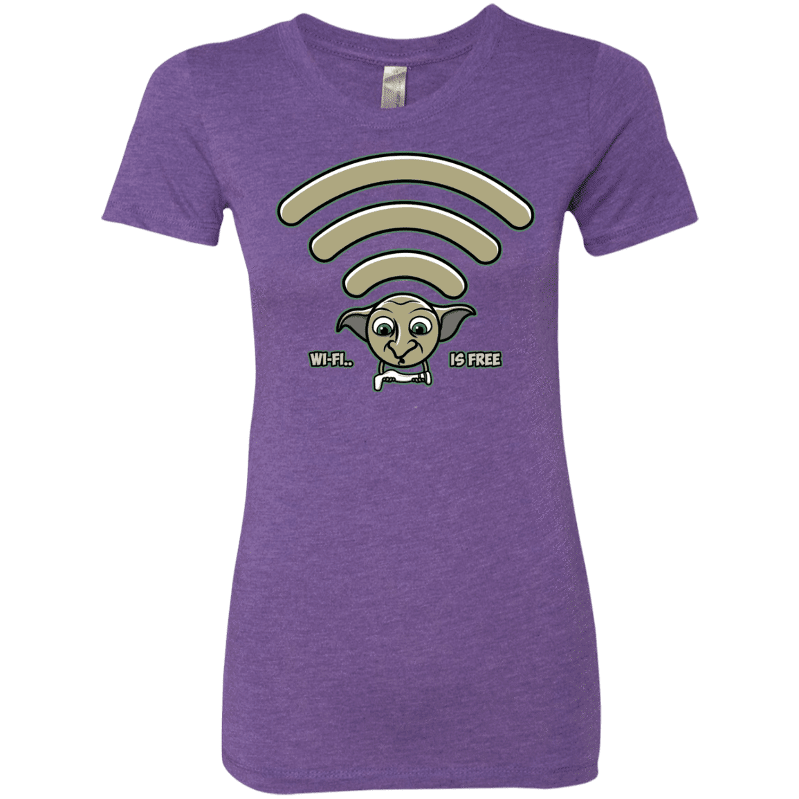 T-Shirts Purple Rush / S Wi-fi is Free Women's Triblend T-Shirt