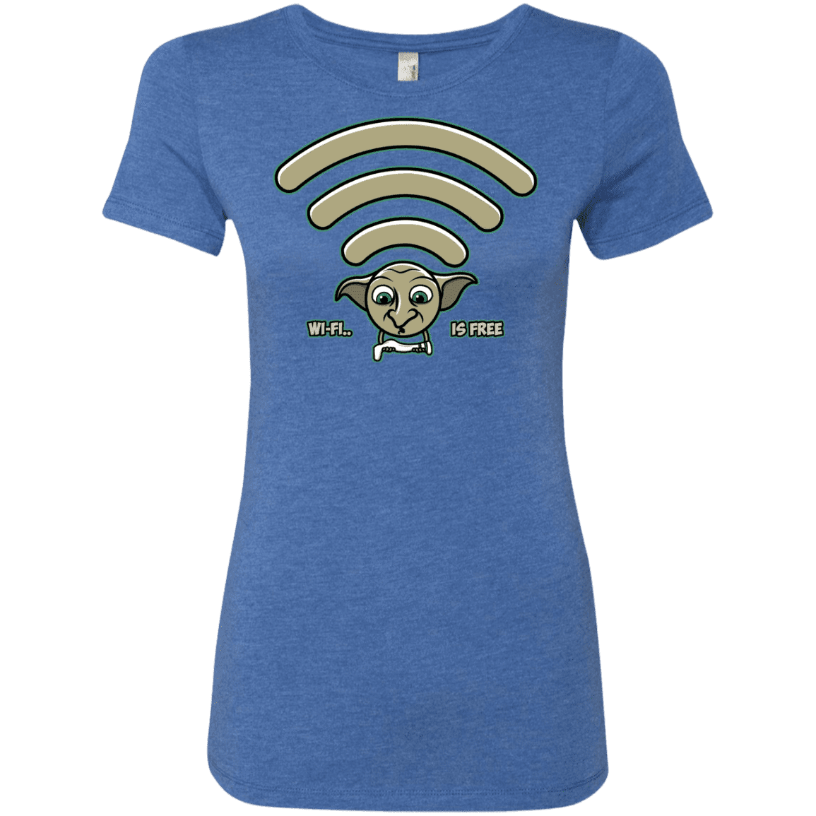 T-Shirts Vintage Royal / S Wi-fi is Free Women's Triblend T-Shirt