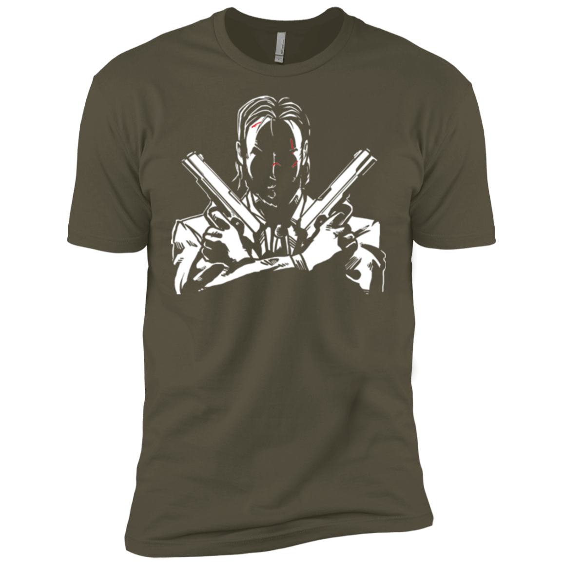 T-Shirts Military Green / X-Small Wick Men's Premium T-Shirt