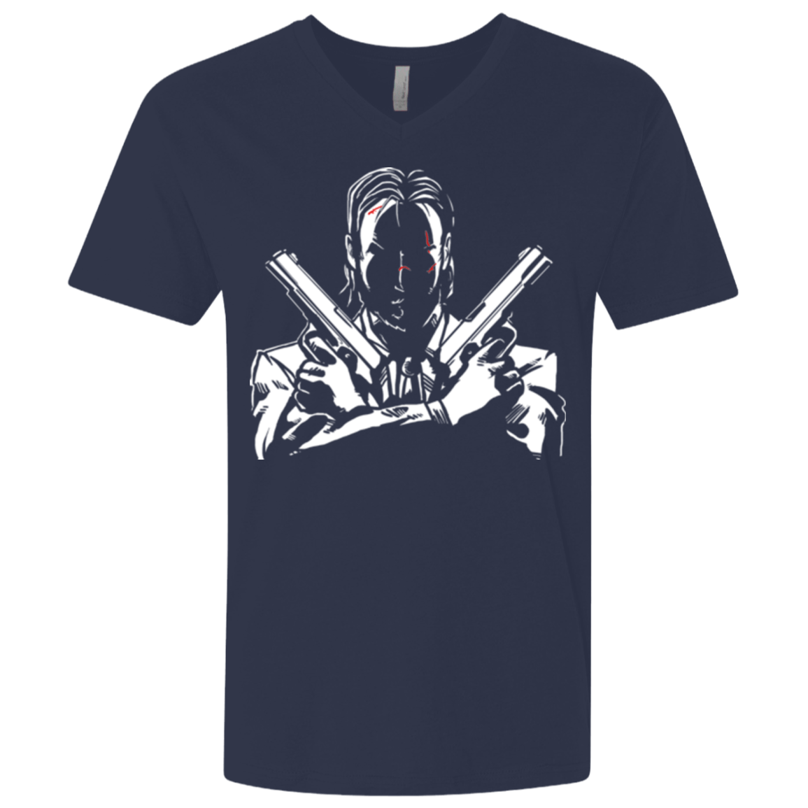 T-Shirts Midnight Navy / X-Small Wick Men's Premium V-Neck