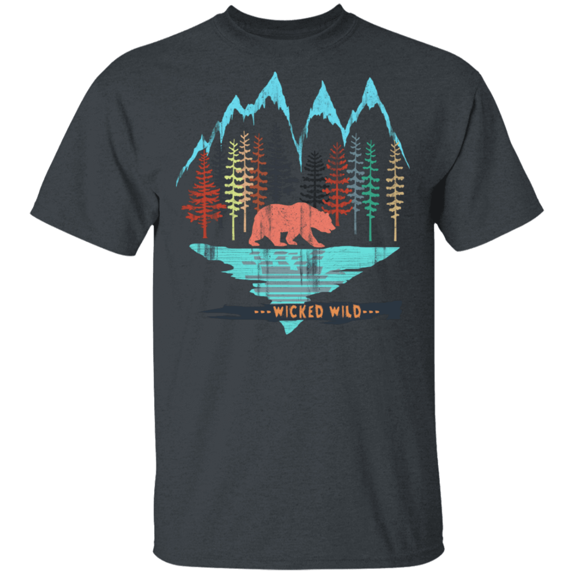 T-Shirts Dark Heather / S Wicked Wild T-Shirt