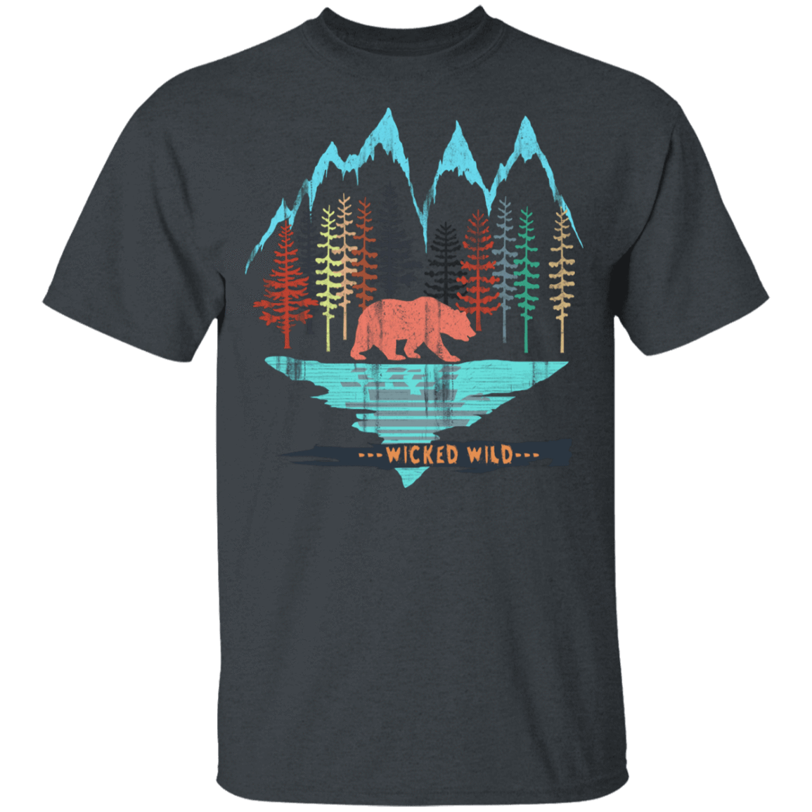 T-Shirts Dark Heather / YXS Wicked Wild Youth T-Shirt