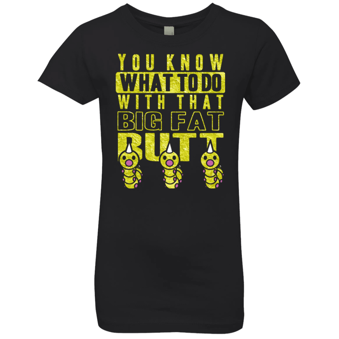 T-Shirts Black / YXS Wiggle Wiggle Girls Premium T-Shirt