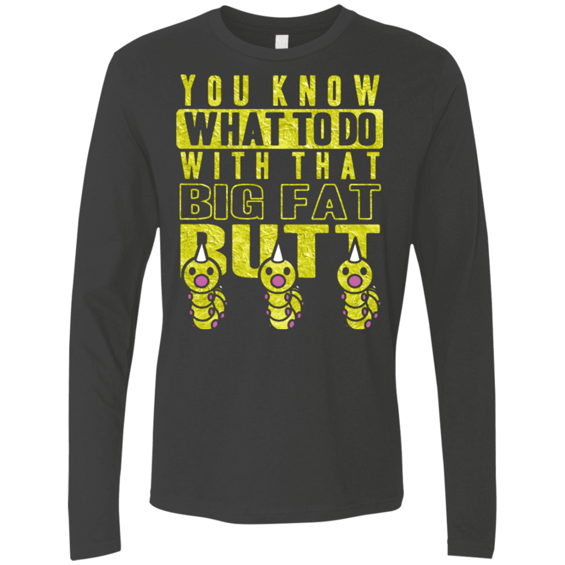 T-Shirts Heavy Metal / Small Wiggle Wiggle Men's Premium Long Sleeve