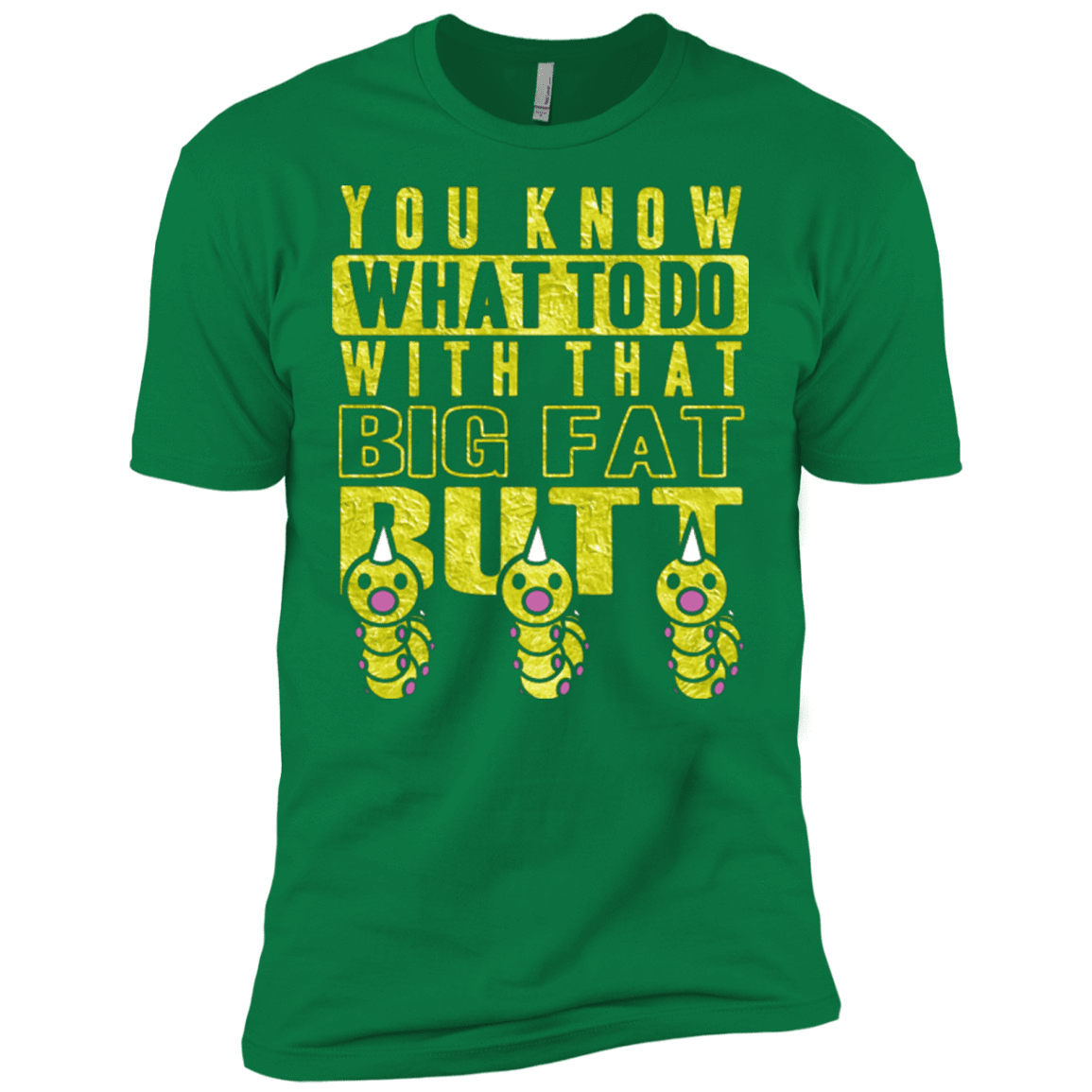T-Shirts Kelly Green / X-Small Wiggle Wiggle Men's Premium T-Shirt