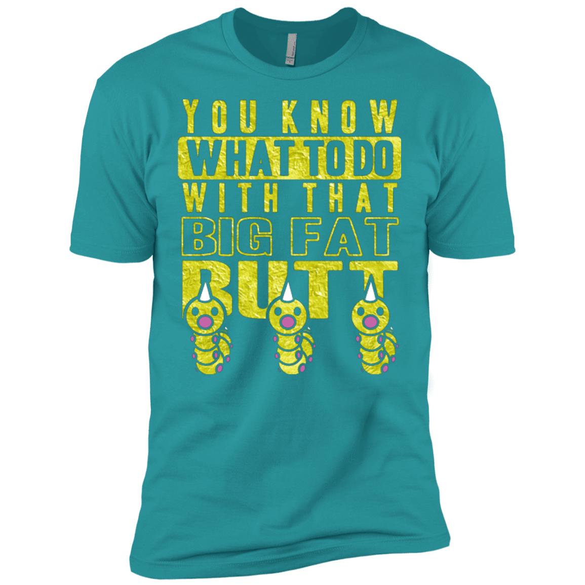 T-Shirts Tahiti Blue / X-Small Wiggle Wiggle Men's Premium T-Shirt