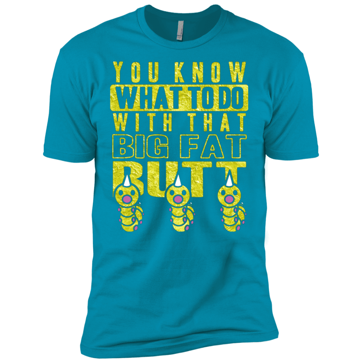 T-Shirts Turquoise / X-Small Wiggle Wiggle Men's Premium T-Shirt