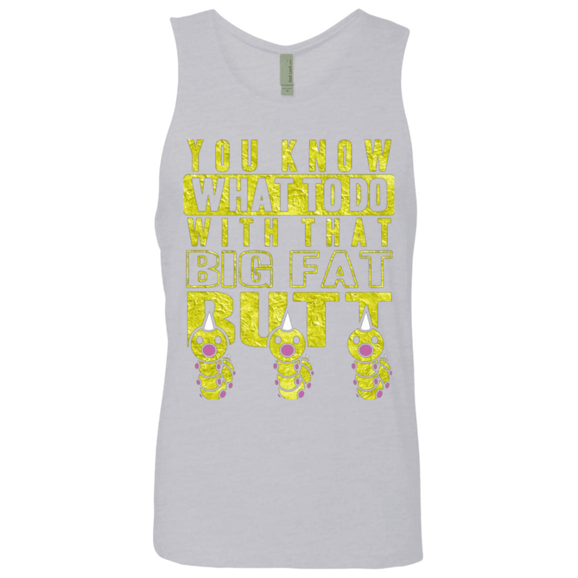 T-Shirts Heather Grey / Small Wiggle Wiggle Men's Premium Tank Top
