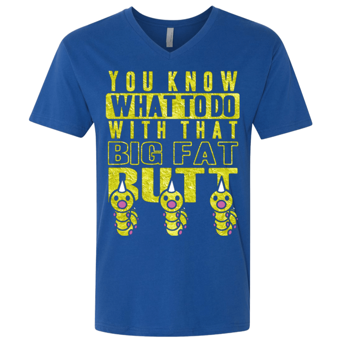 T-Shirts Royal / X-Small Wiggle Wiggle Men's Premium V-Neck