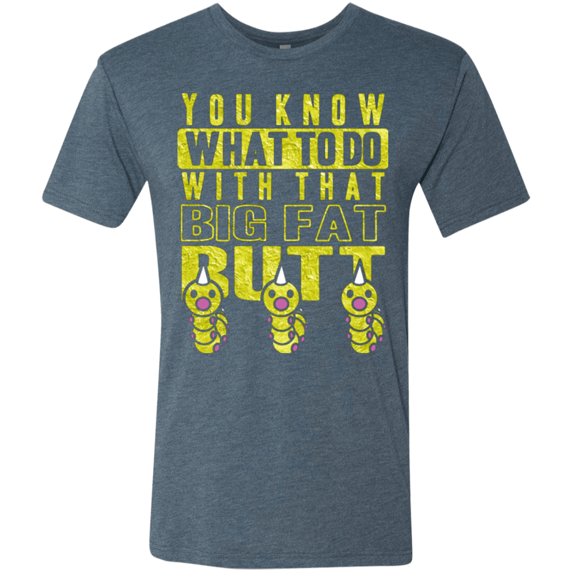 T-Shirts Indigo / Small Wiggle Wiggle Men's Triblend T-Shirt