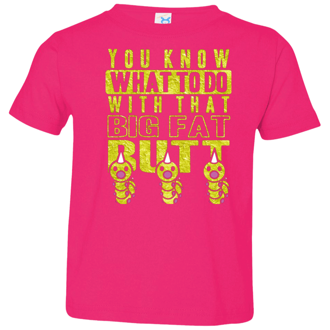 T-Shirts Hot Pink / 2T Wiggle Wiggle Toddler Premium T-Shirt