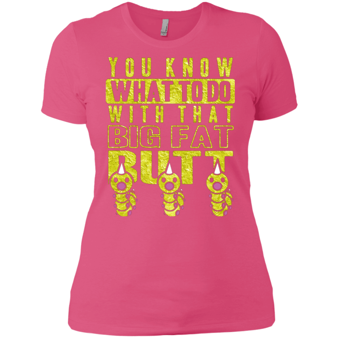T-Shirts Hot Pink / X-Small Wiggle Wiggle Women's Premium T-Shirt