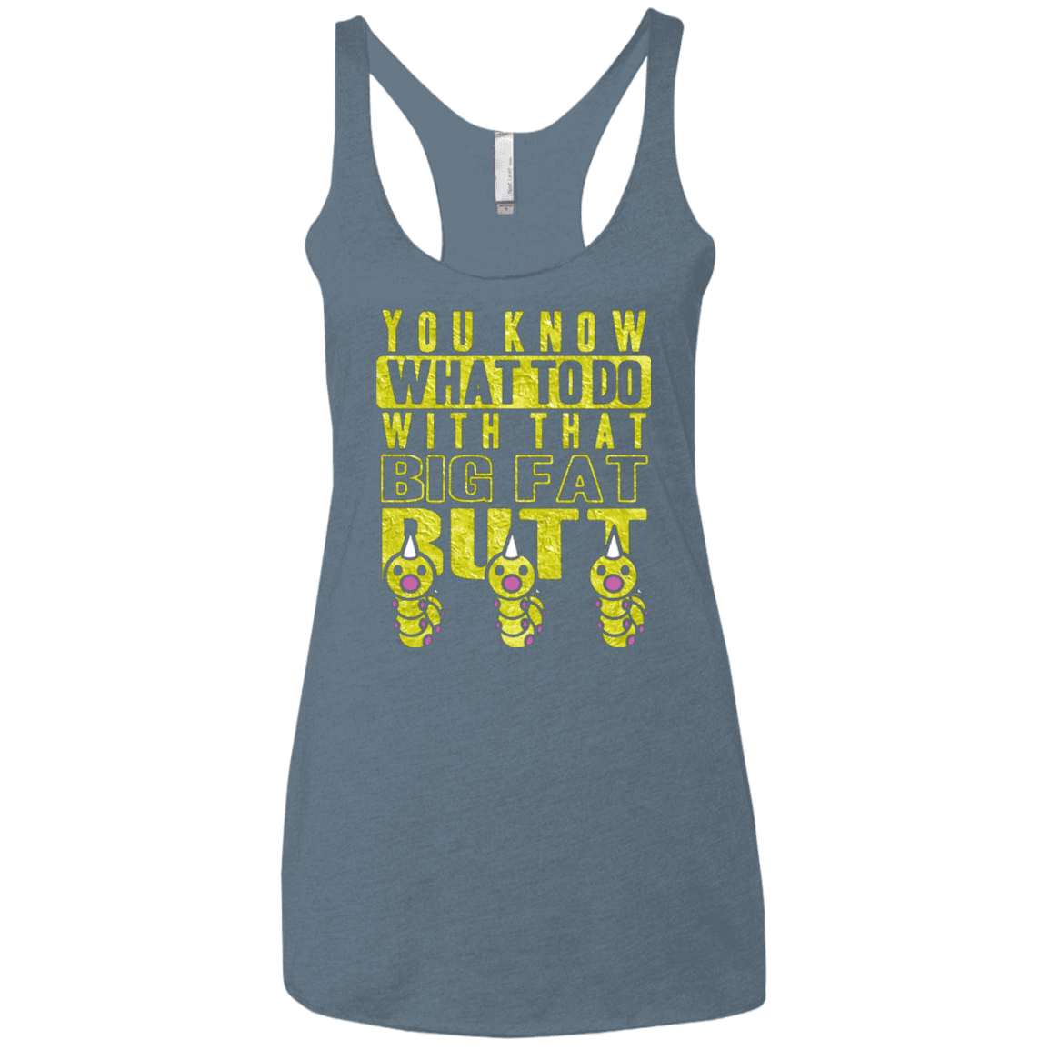 T-Shirts Indigo / X-Small Wiggle Wiggle Women's Triblend Racerback Tank