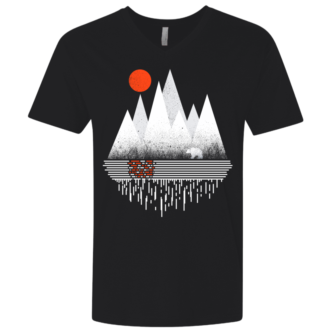 T-Shirts Black / X-Small Wild Bear Men's Premium V-Neck