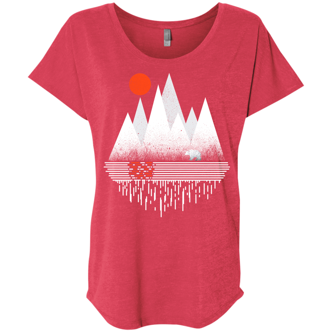 Wild Bear Triblend Dolman Sleeve