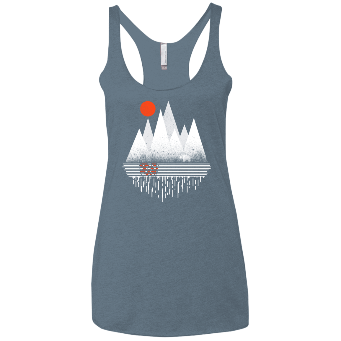 Wild Bear Women's Triblend Racerback Tank