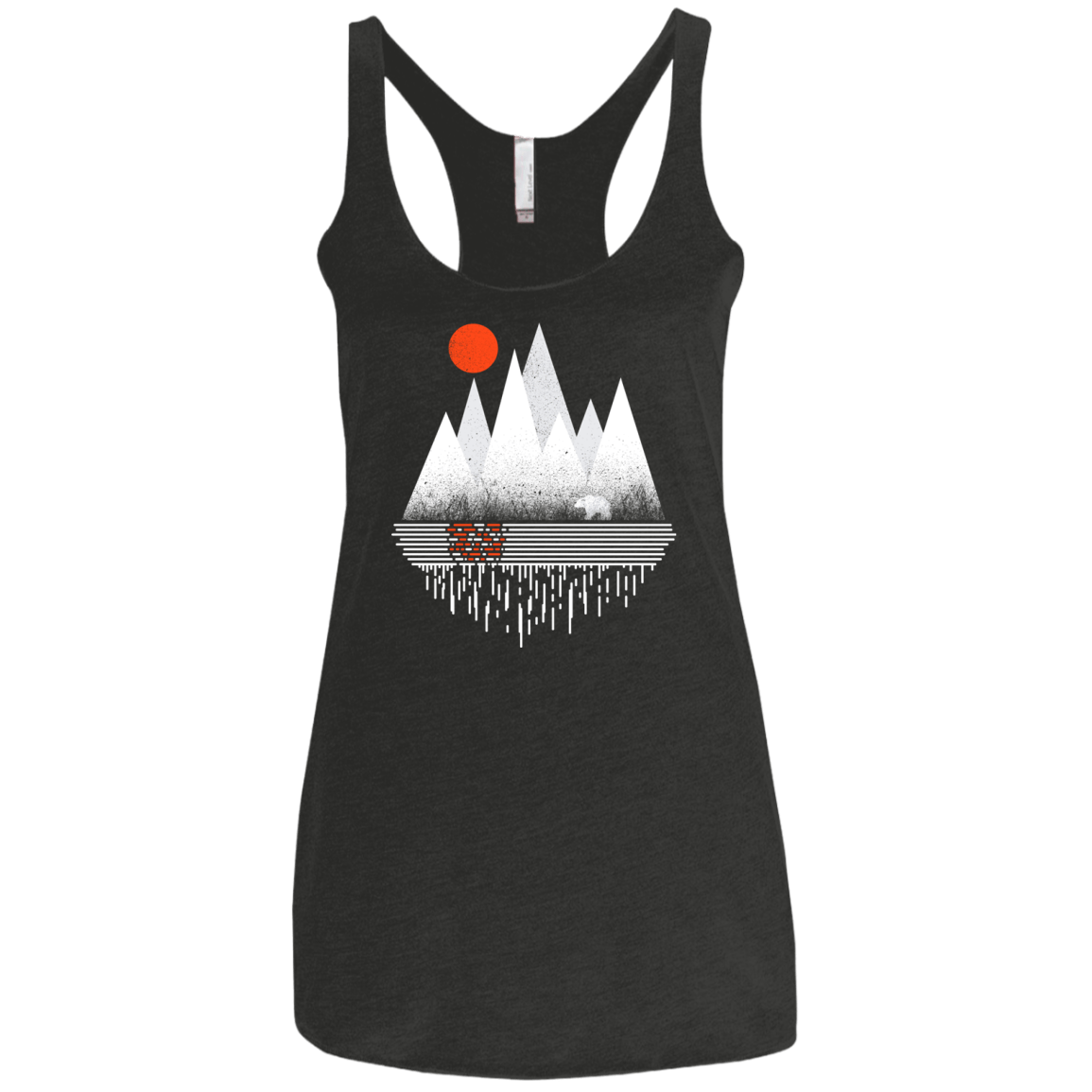Wild Bear Women's Triblend Racerback Tank