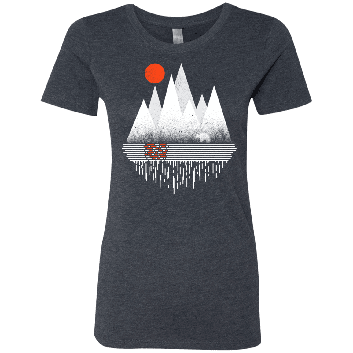 T-Shirts Vintage Navy / S Wild Bear Women's Triblend T-Shirt