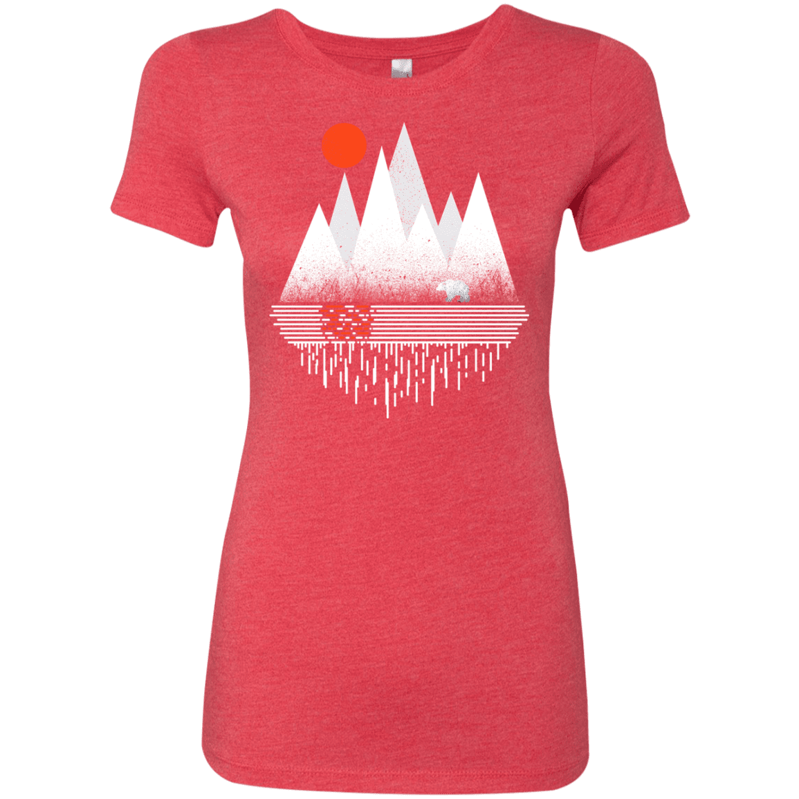 T-Shirts Vintage Red / S Wild Bear Women's Triblend T-Shirt