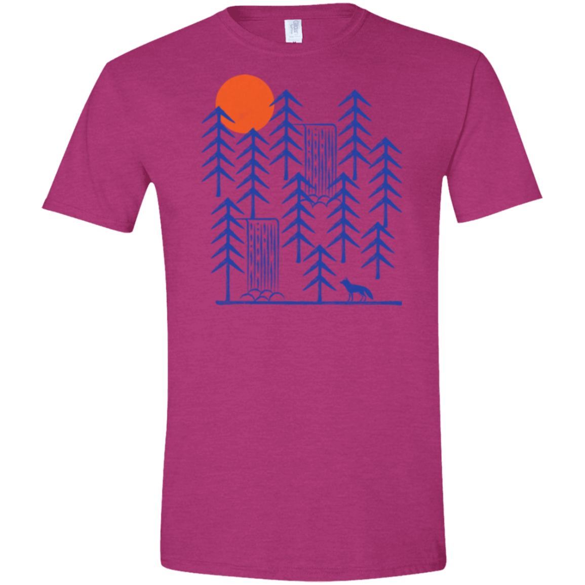 T-Shirts Antique Heliconia / S Wild Day Fox Men's Semi-Fitted Softstyle